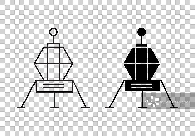 登陆器轮廓图标合集图片素材