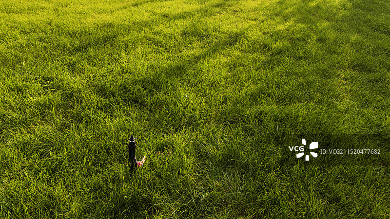 晨光下的山丹县城景色图片素材