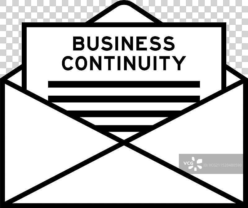 带有商业字样的信封和信件标志图片素材