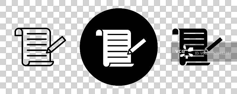 制图轮廓图标系列图片素材