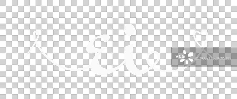 EI婚礼首字母花押字手写设计图片素材