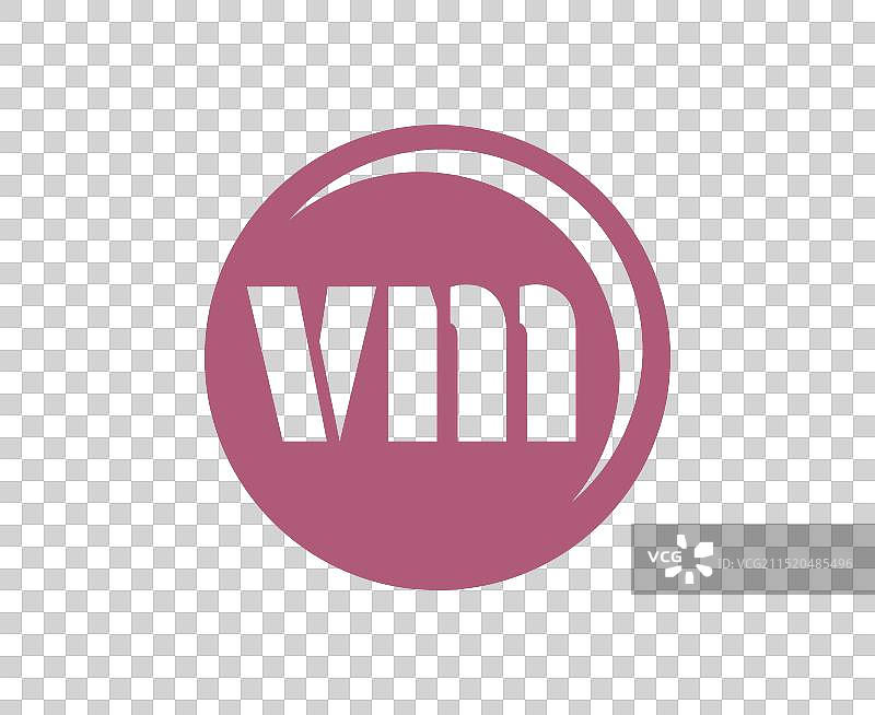 VM运动队徽或团队标志球形标志，带A图片素材