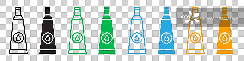 日常护肤面霜容器图标图片素材