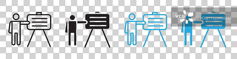 训练图标线条艺术图片素材