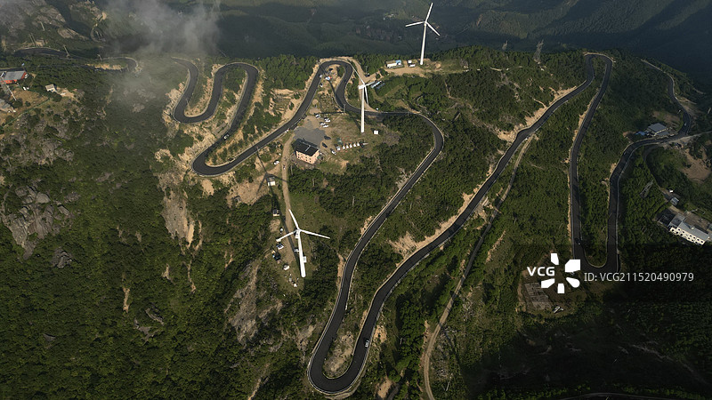 盘山公路图片素材