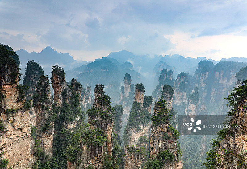 水墨江山张家界图片素材