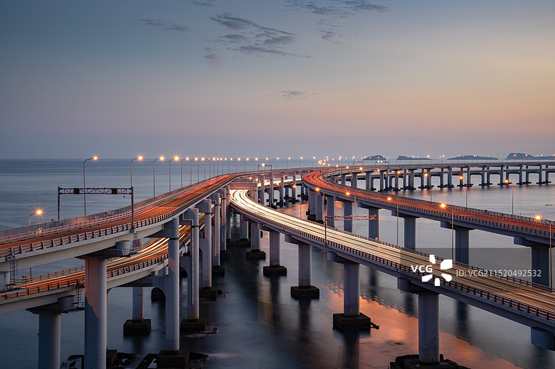 星海湾跨海大桥图片素材