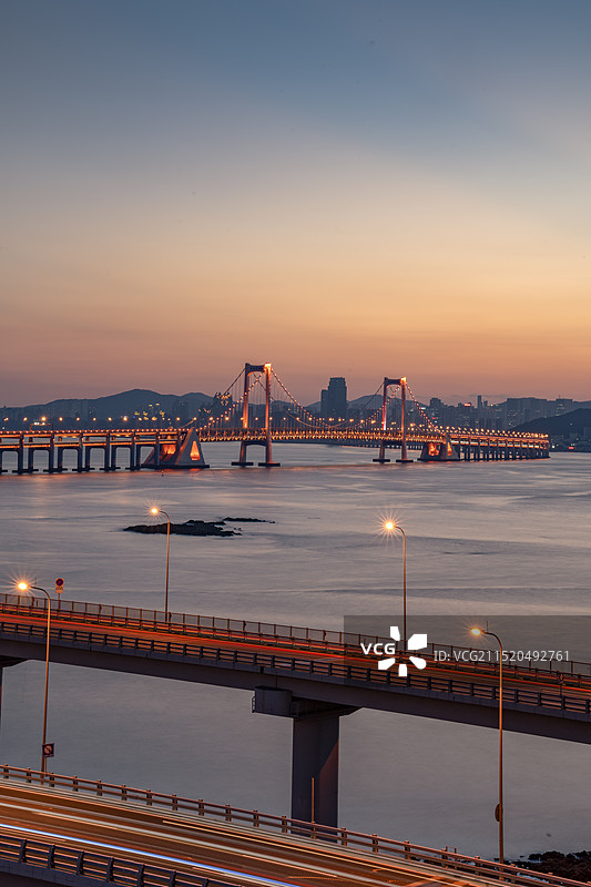 星海湾跨海大桥图片素材
