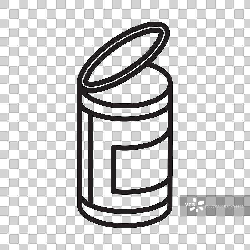 易拉罐图形，强调易于打开图片素材