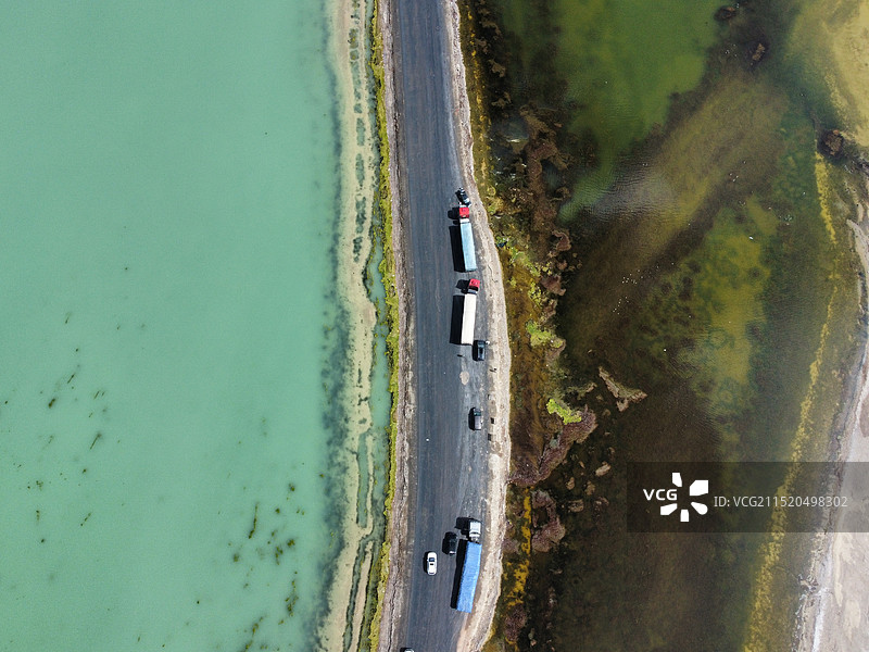 西台吉乃尔湖图片素材