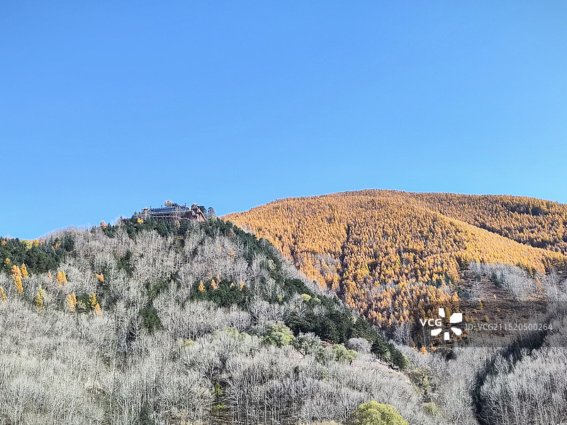 五台山黛螺顶图片素材