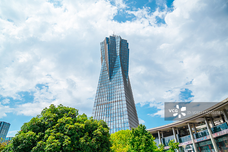 西湖文化广场环球金融中心图片素材