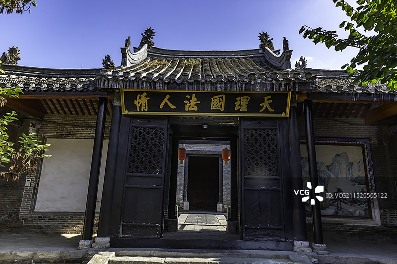 二堂屏门--河南内乡县衙图片素材