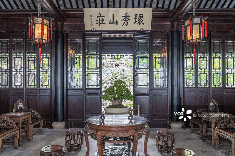 苏州环秀山庄 苏州园林图片素材