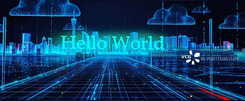 科技概念背景图-互联网世界图片素材