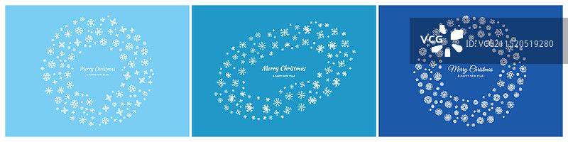 圣诞雪花背景素材图片素材