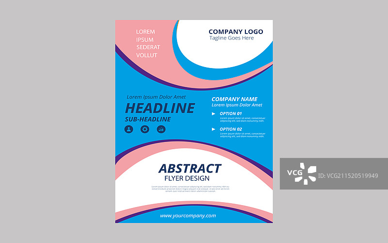 简约海报宣传册宣传单设计模板图片素材