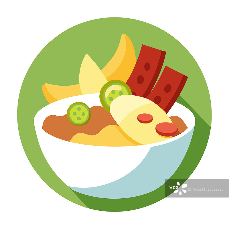 培根腌黄瓜土豆沙拉图片素材