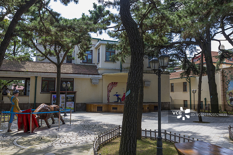 青岛八大关近代建筑西班牙风情馆图片素材