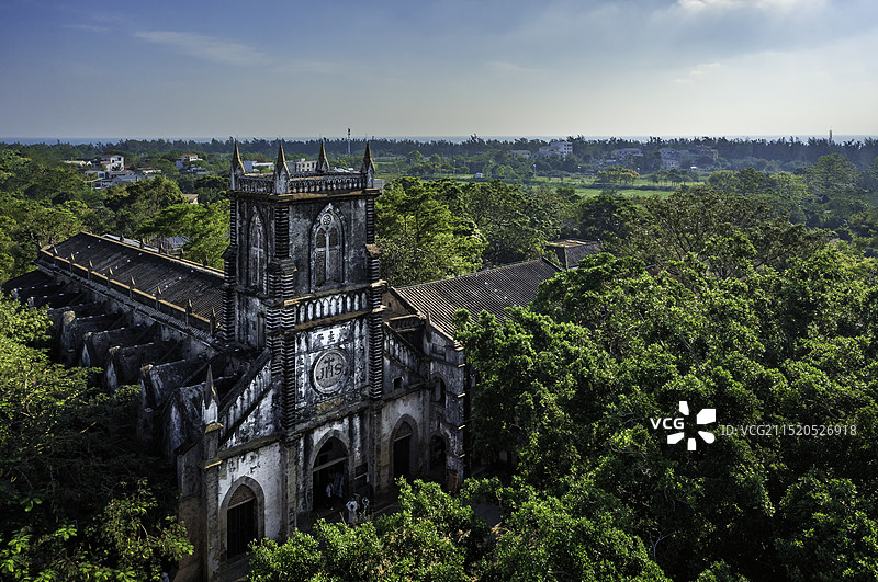 涠洲岛百年天主教堂图片素材