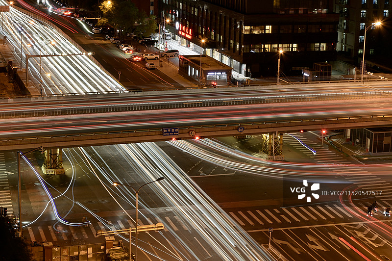和平西桥光轨图片素材
