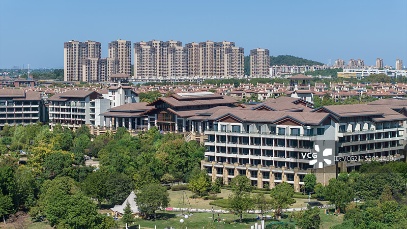 武汉光谷希尔顿酒店局部中焦图片素材