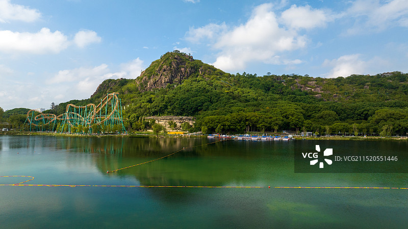 苏州狮山倒影图片素材