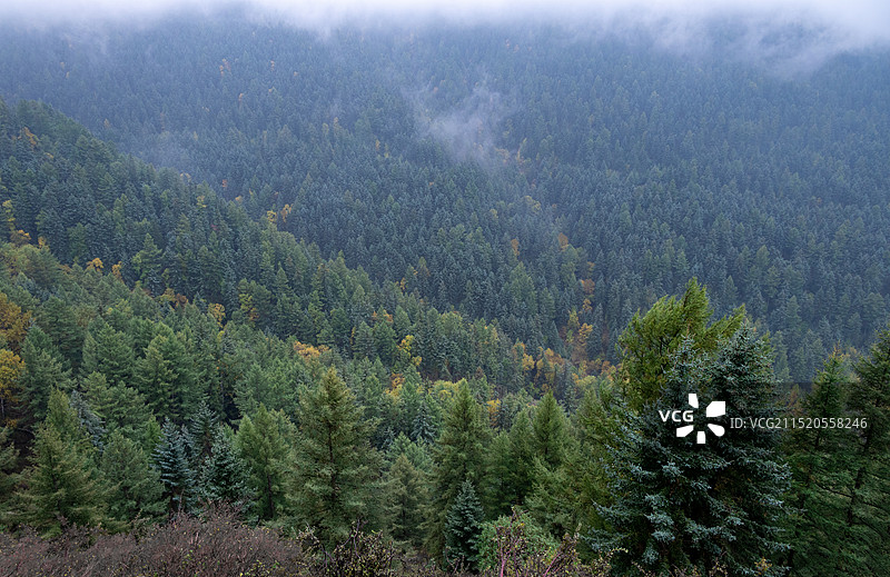 初秋的山图片素材