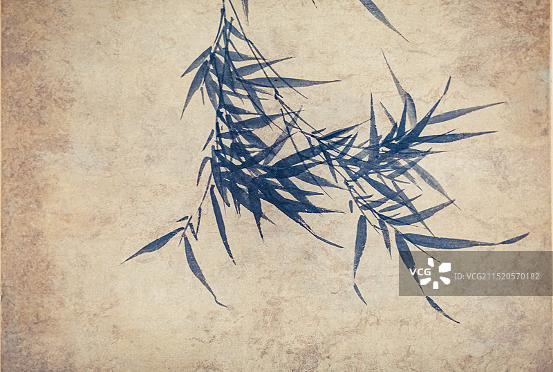 明夏昶墨竹图图片素材