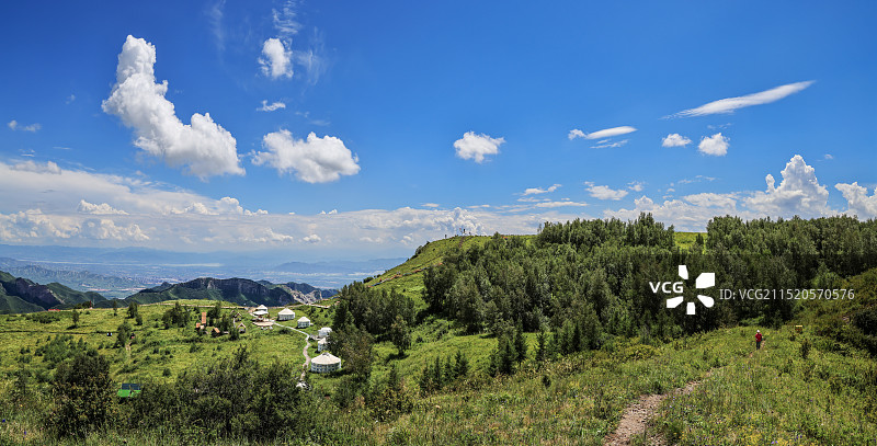 张家口黄龙山庄景区图片素材
