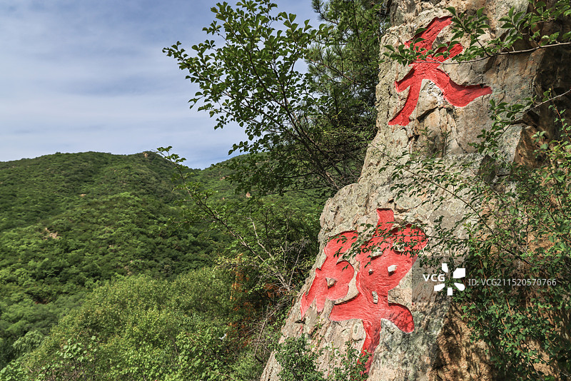 张家口黄龙山庄景区图片素材