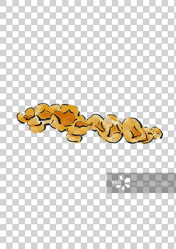 国潮风中医药插画元素-黄精图片素材