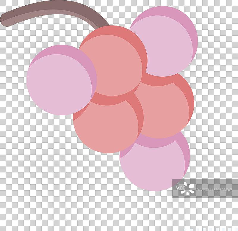 葡萄果蔬类图标图片素材