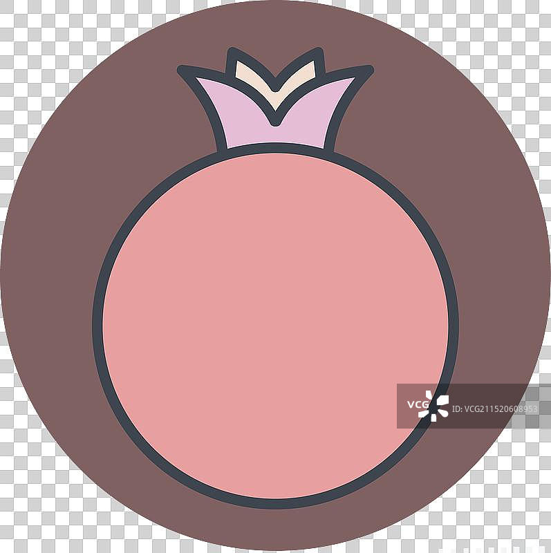 石榴果蔬标志图片素材