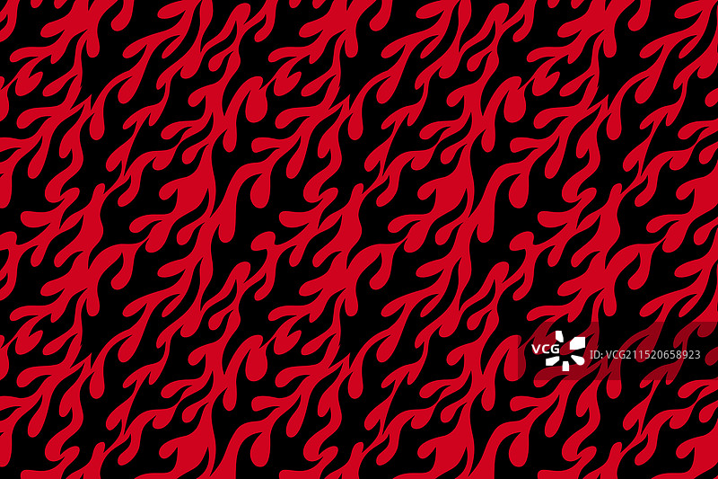 红色火焰复古无缝背景图案图片素材