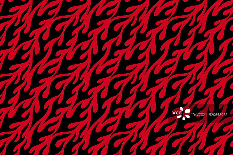 复古红色火焰无缝图案背景图片素材