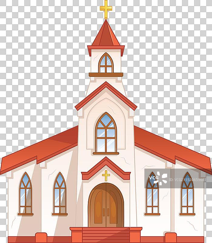 卡通教堂图片素材