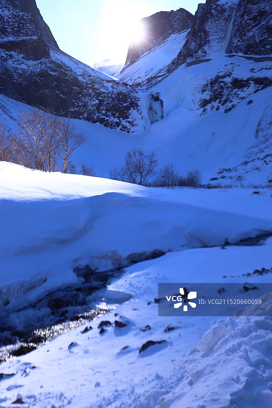 延边长白山峡谷浮石林景区图片素材