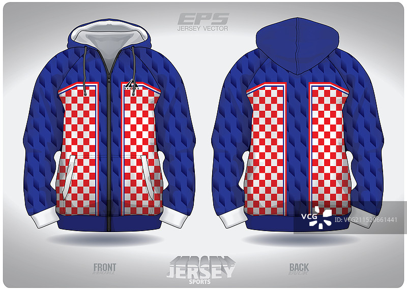 克罗地亚方格运动衫图片素材