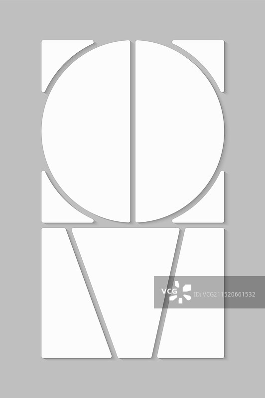 五格图像照片拼贴模板图片素材