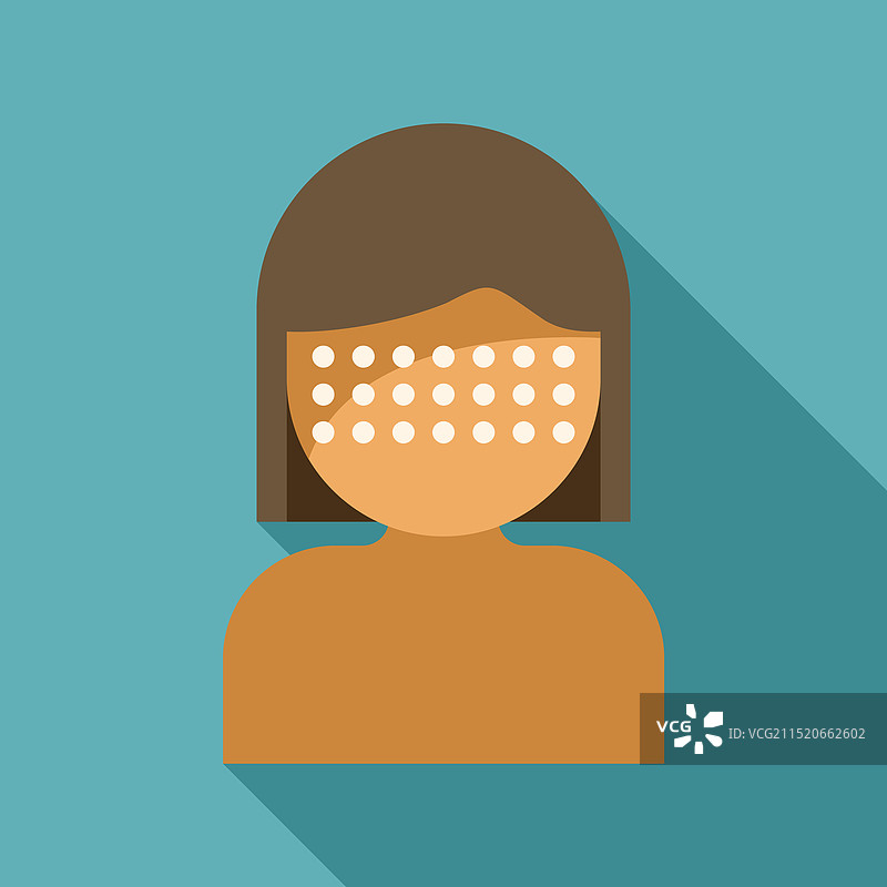 女人正在进行面部护理图片素材