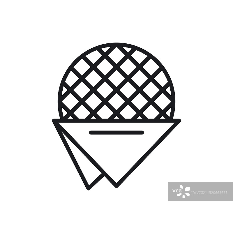 荷兰焦糖饼干白色背景图标图片素材