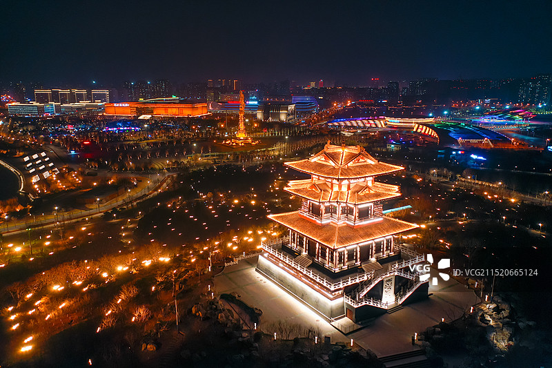 唐山市南湖景区图片素材