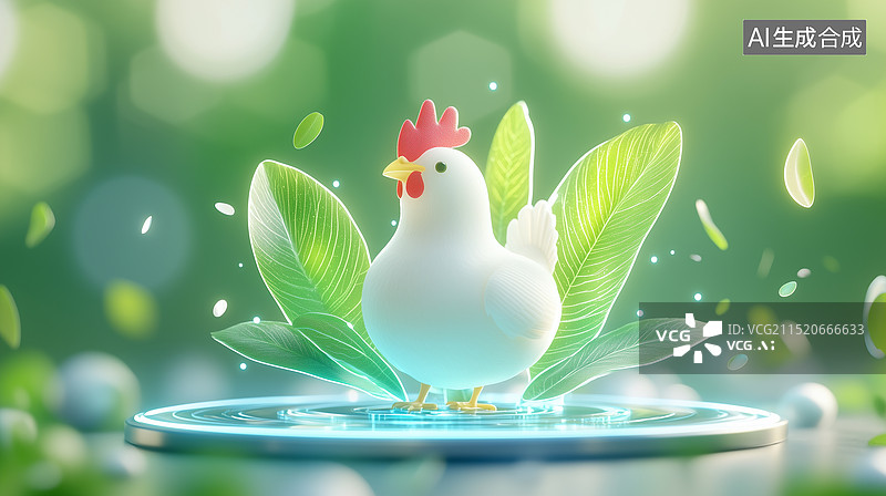 【AI数字艺术】智能农场家畜养殖图片素材