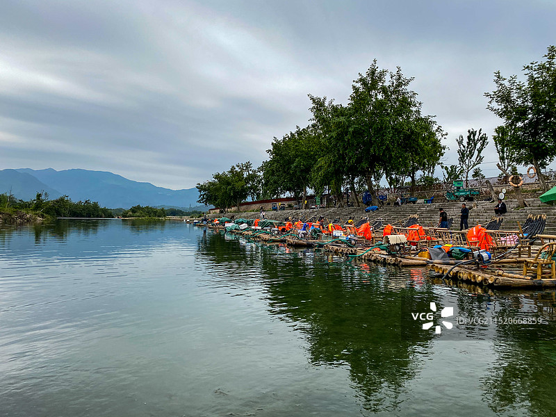 温州永嘉县楠溪江风景区图片素材