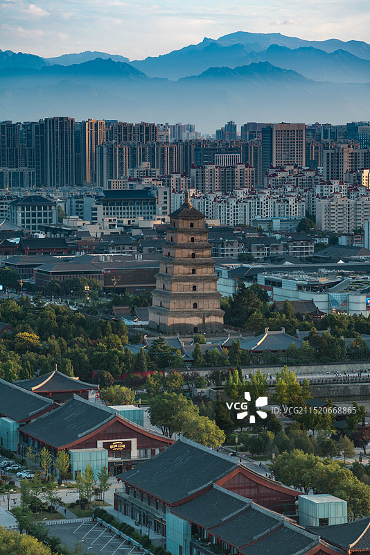 陕西西安大雁塔图片素材