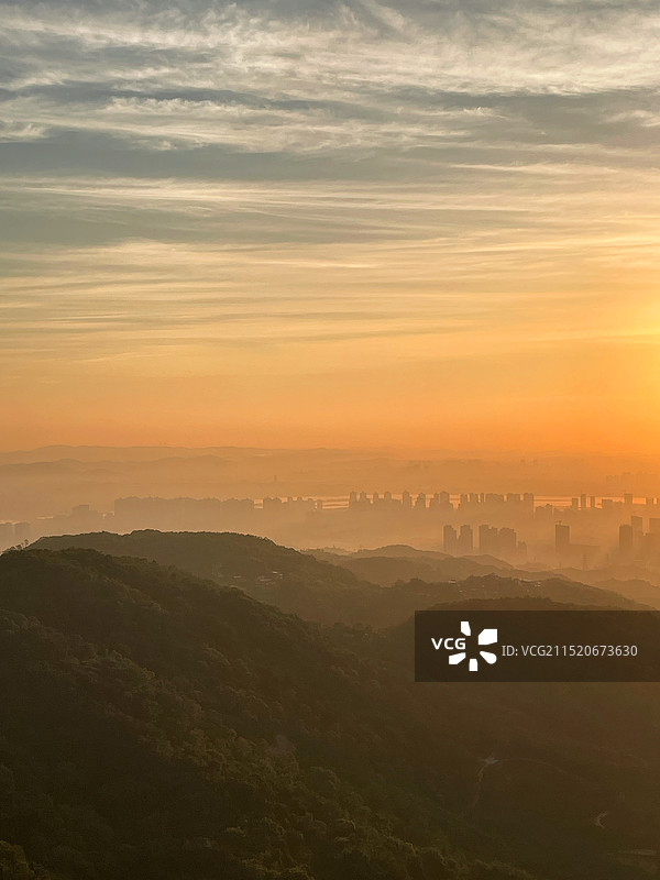 日出 清源山图片素材