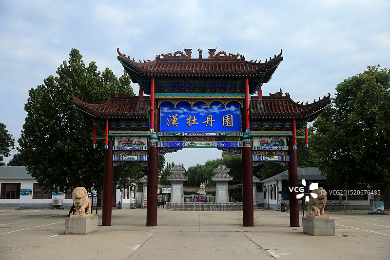 邢台柏乡汉牡丹园景区图片素材