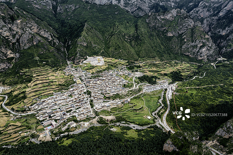 甘南迭部扎尕那图片素材