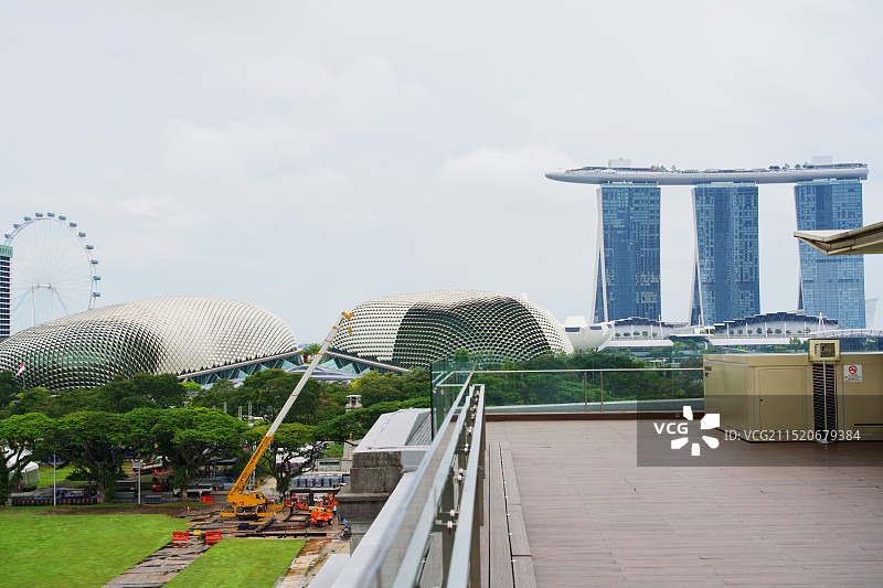 新加坡国家美术馆观景台图片素材